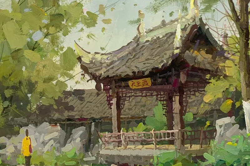 画室色彩风景